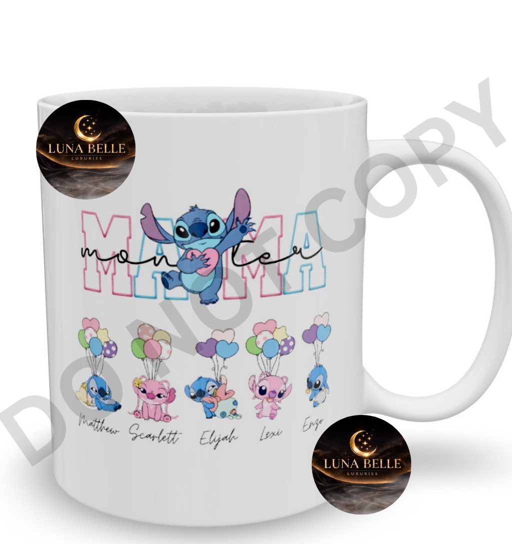 Personalised Disney inspired Mama Print designs