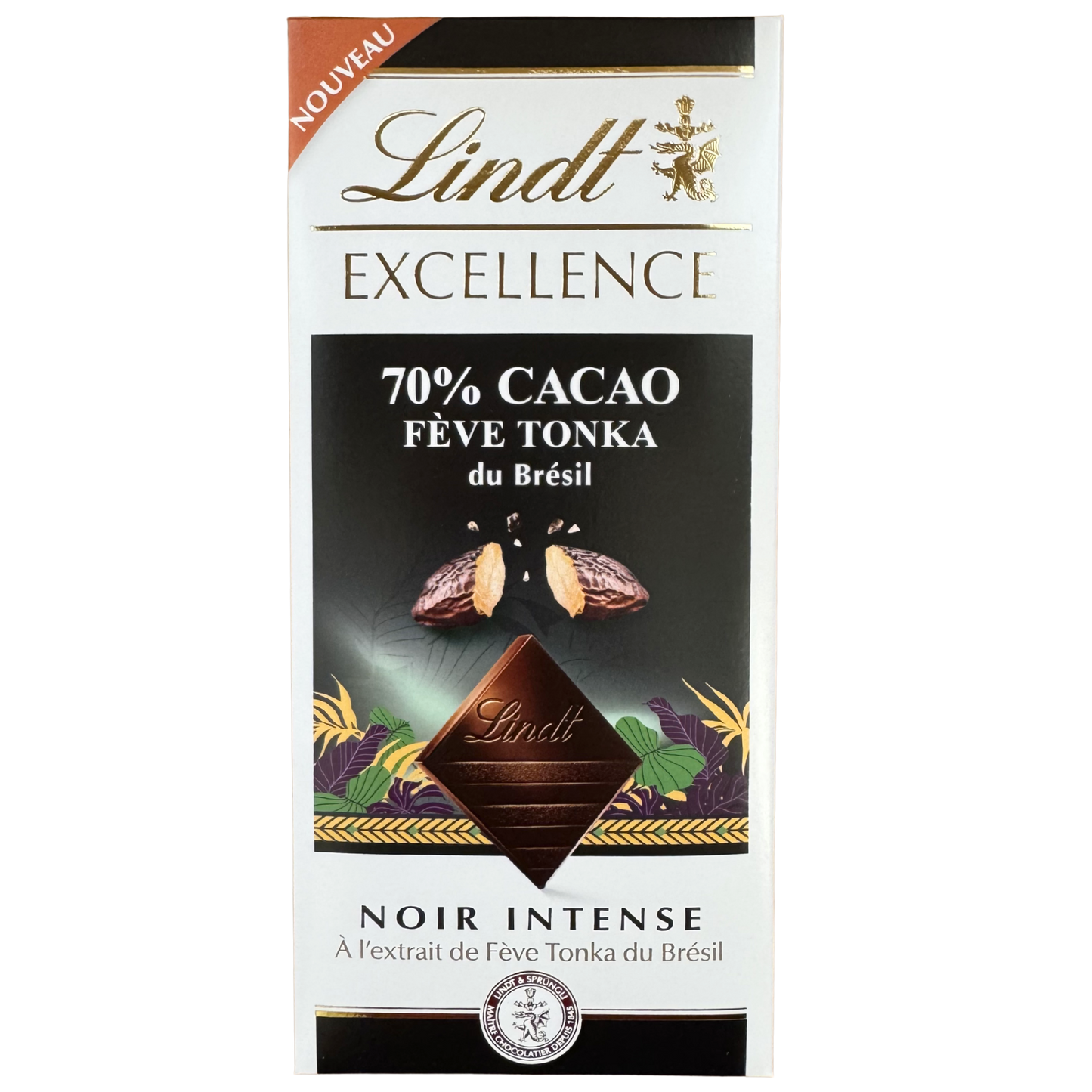 Lindt Excellence | 70% Dark & Brazilian Tonka Bean | 100g Bar