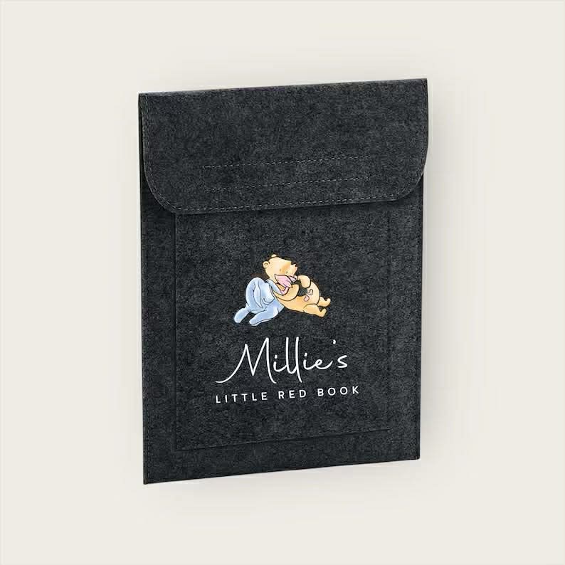 Personalised winnie inspired red book cover