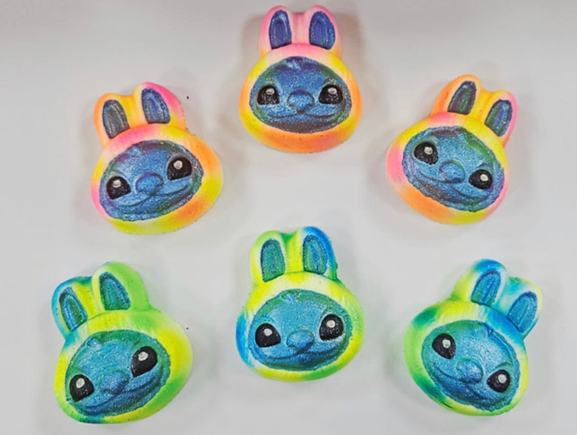 Stitch labubu bath bombs