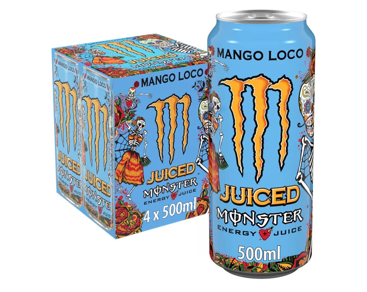 Monster cans x4