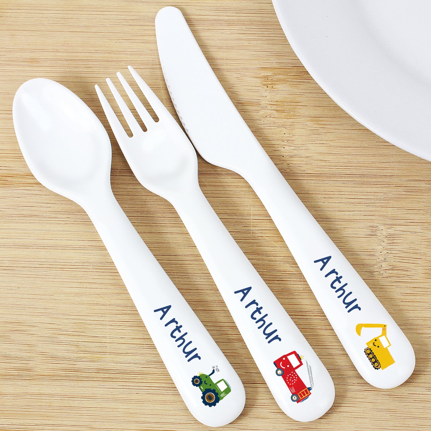 Personalised Kids 3 piece cutlery set