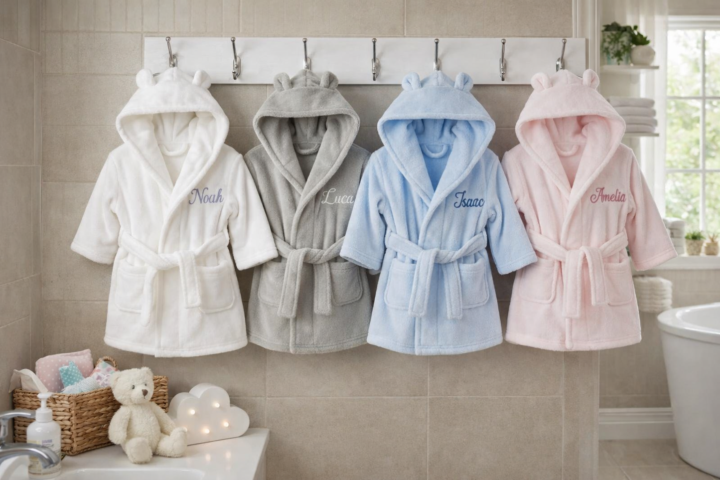 Personalised Baby Bath Robe