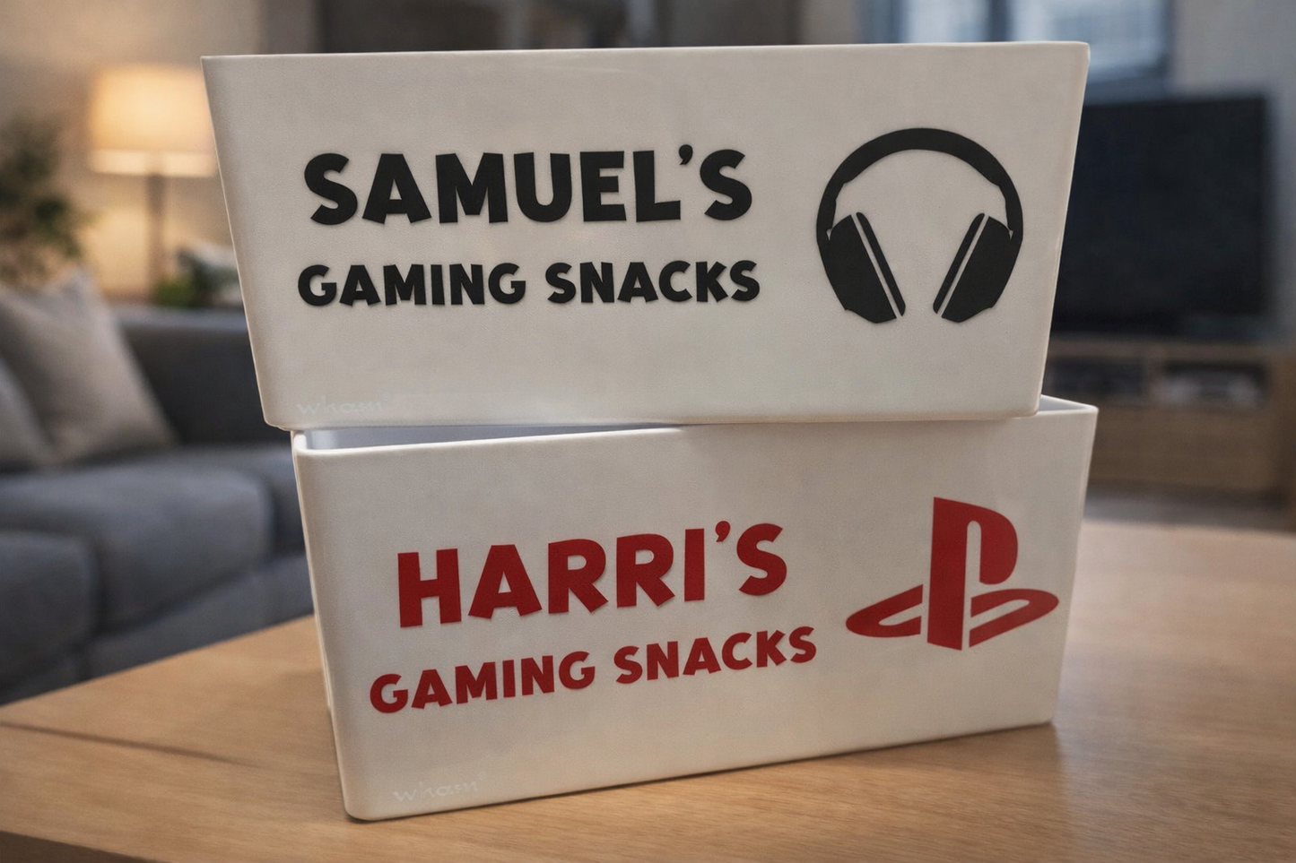 Personalised Gaming Snack Container