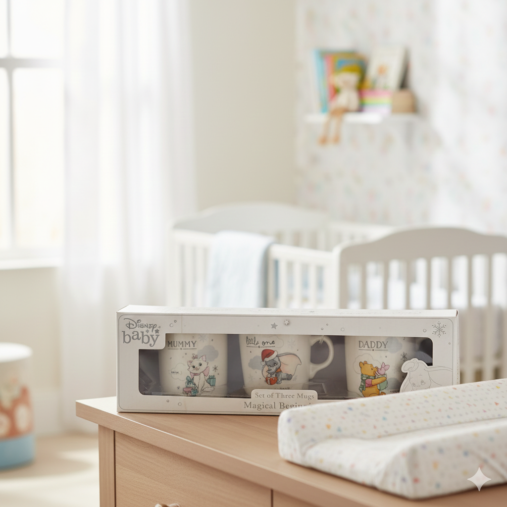 Disney Magical Beginnings Mum, Dad & Baby Mug Set
