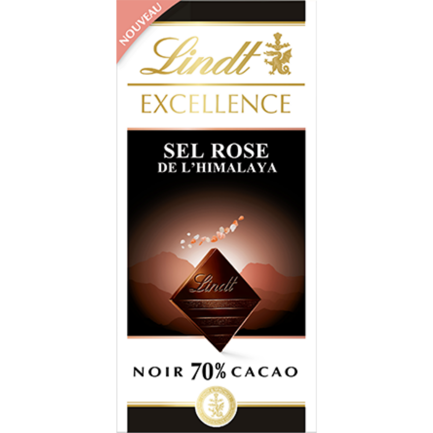 Lindt Excellence | 70% Dark Himalayan Salt | 100g Bar