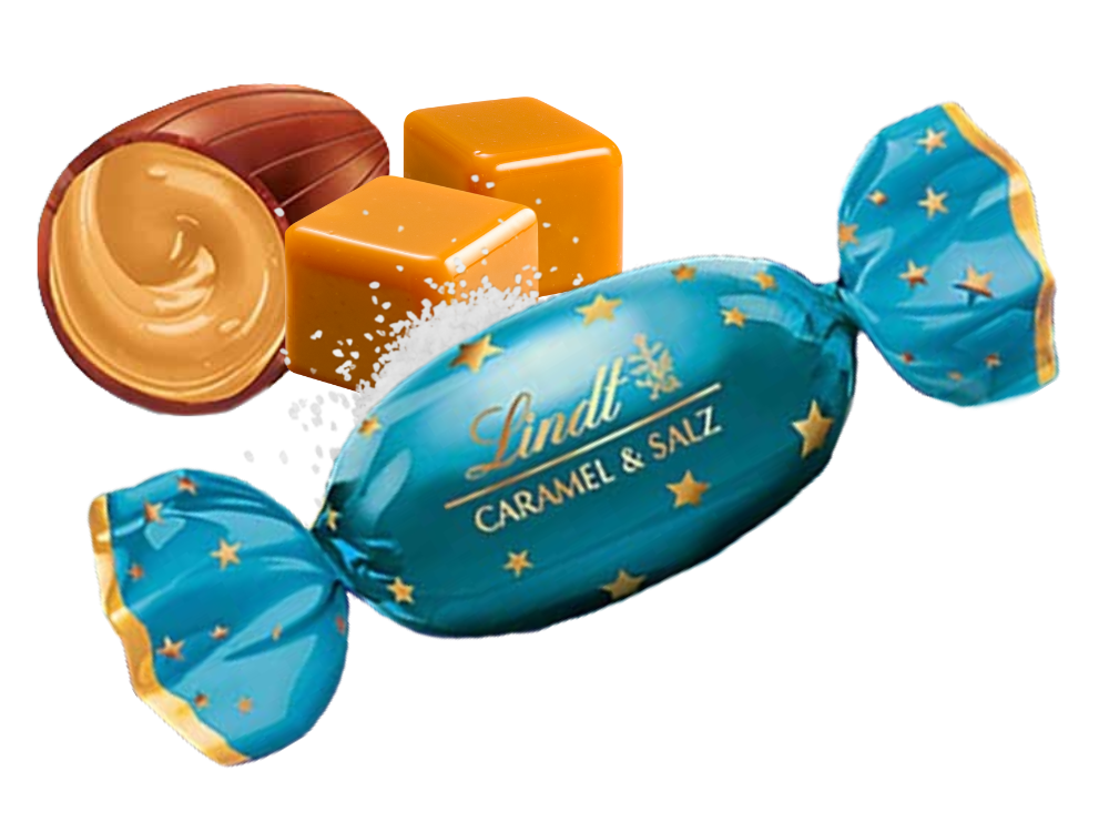 Lindt Salted Caramel Milk Chocolate CONES | BB End Oct 26