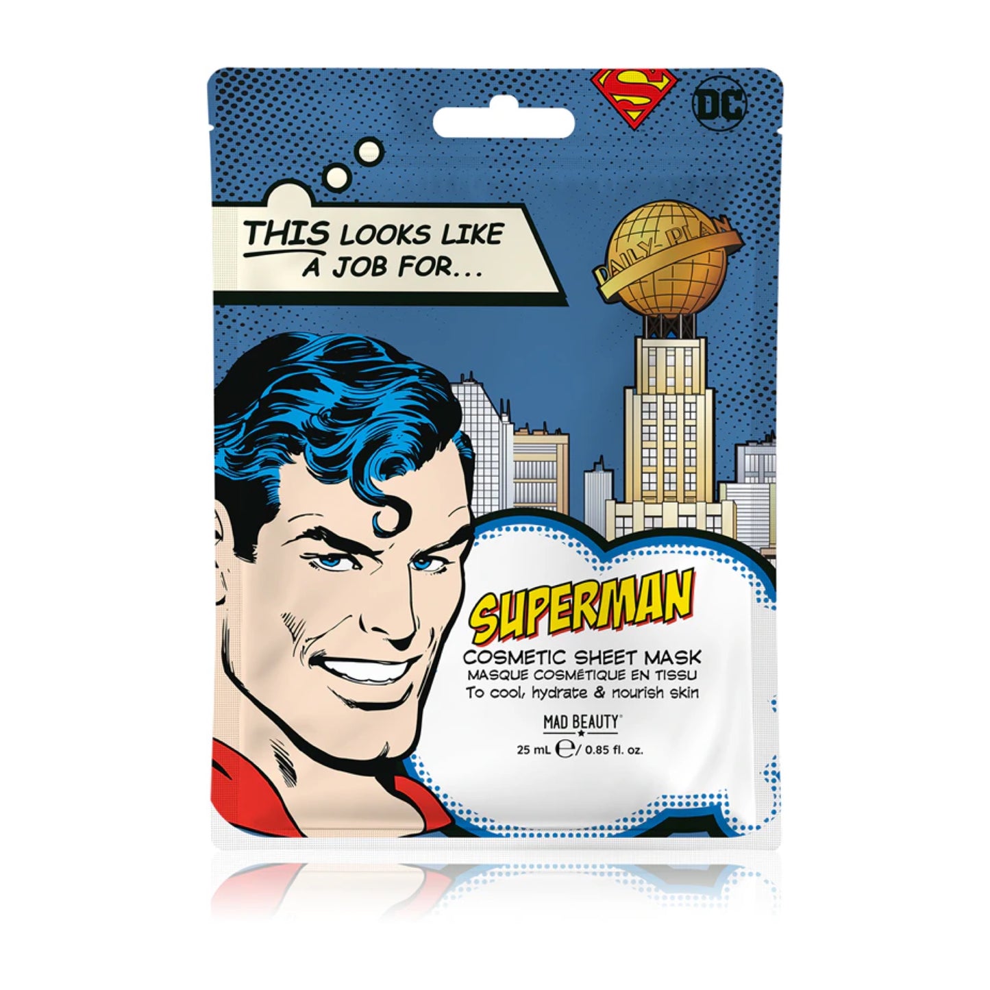 DC superman sheet mask