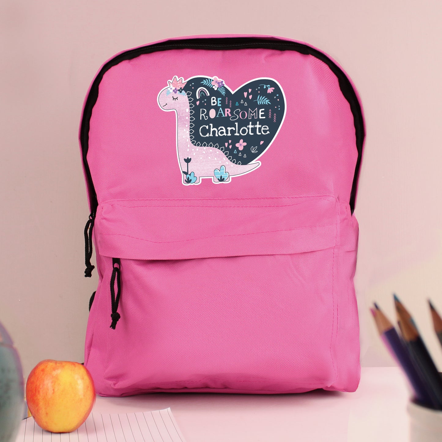 Girls backpack personalised