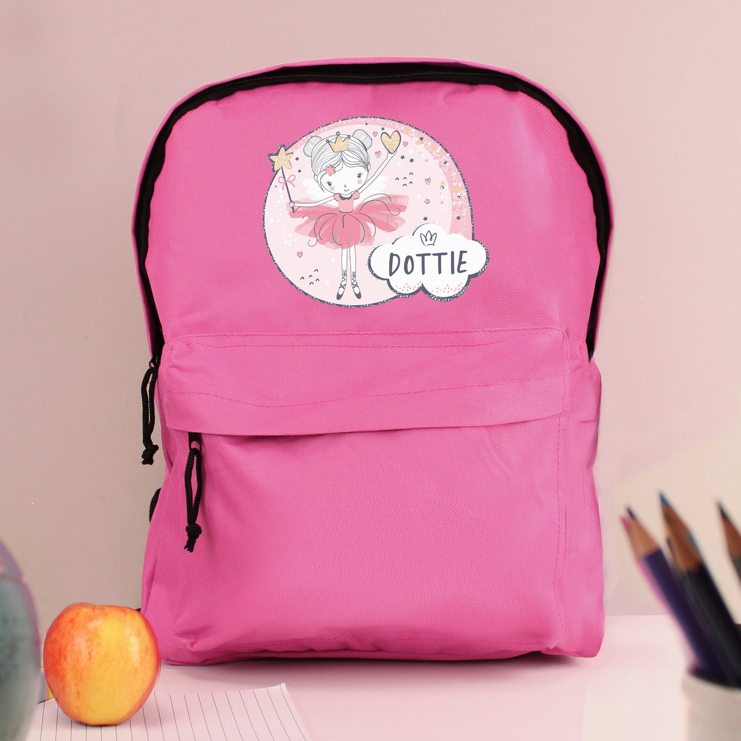 Girls backpack personalised