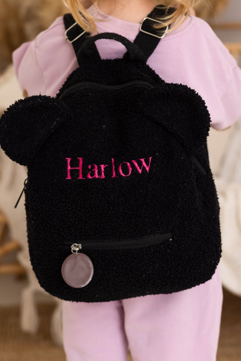 The Bear Backpack Bag Personalised