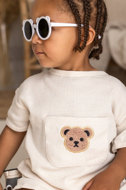 Waffle Bear 2 Piece T-Shirt & Shorts Set