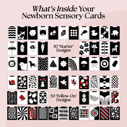 0+ Month Newborn Sensory Cards