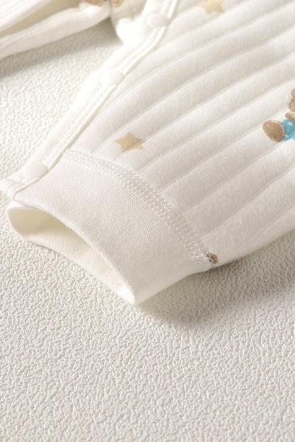 The Charming Bear Boucle Wrap Baby Grow Romper