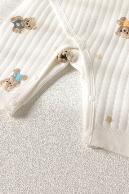 The Charming Bear Boucle Wrap Baby Grow Romper