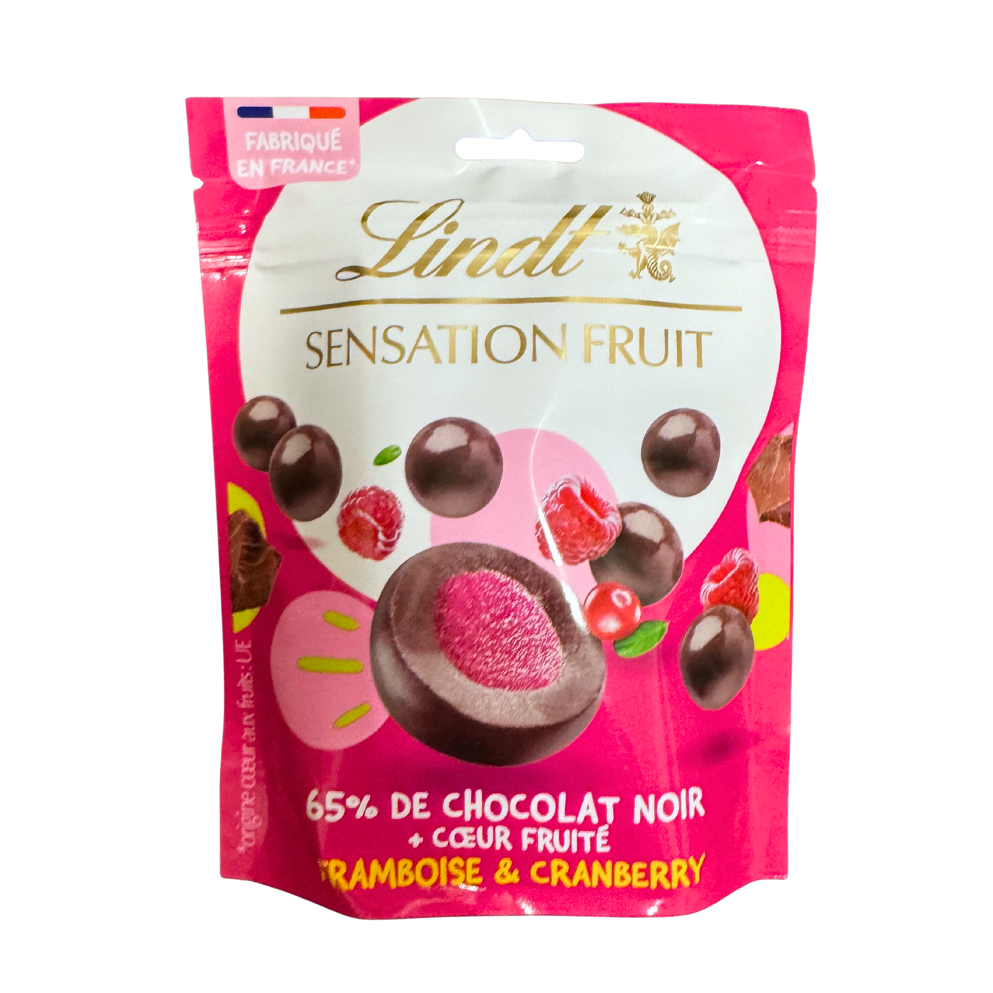 Lindt Sensations Raspberry & Cranberry Chocolate Fruit | 150g