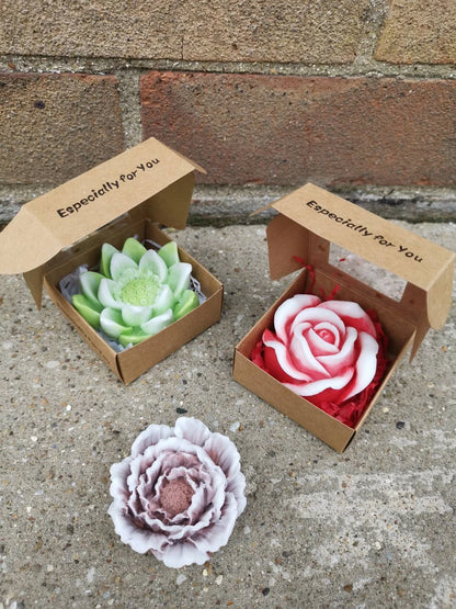 Soap flowers