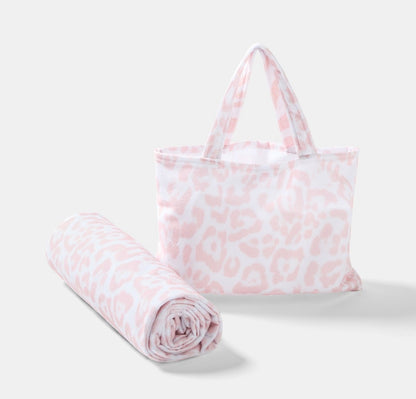 Beach towel in a bag