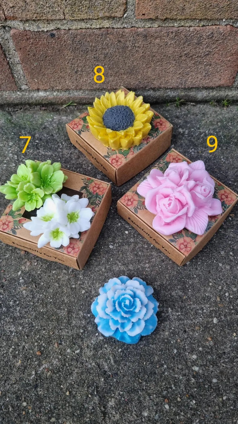 Soap flowers