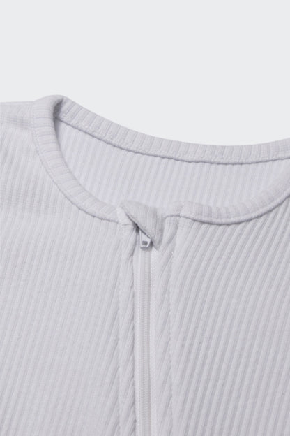 White Zip Sleepsuit