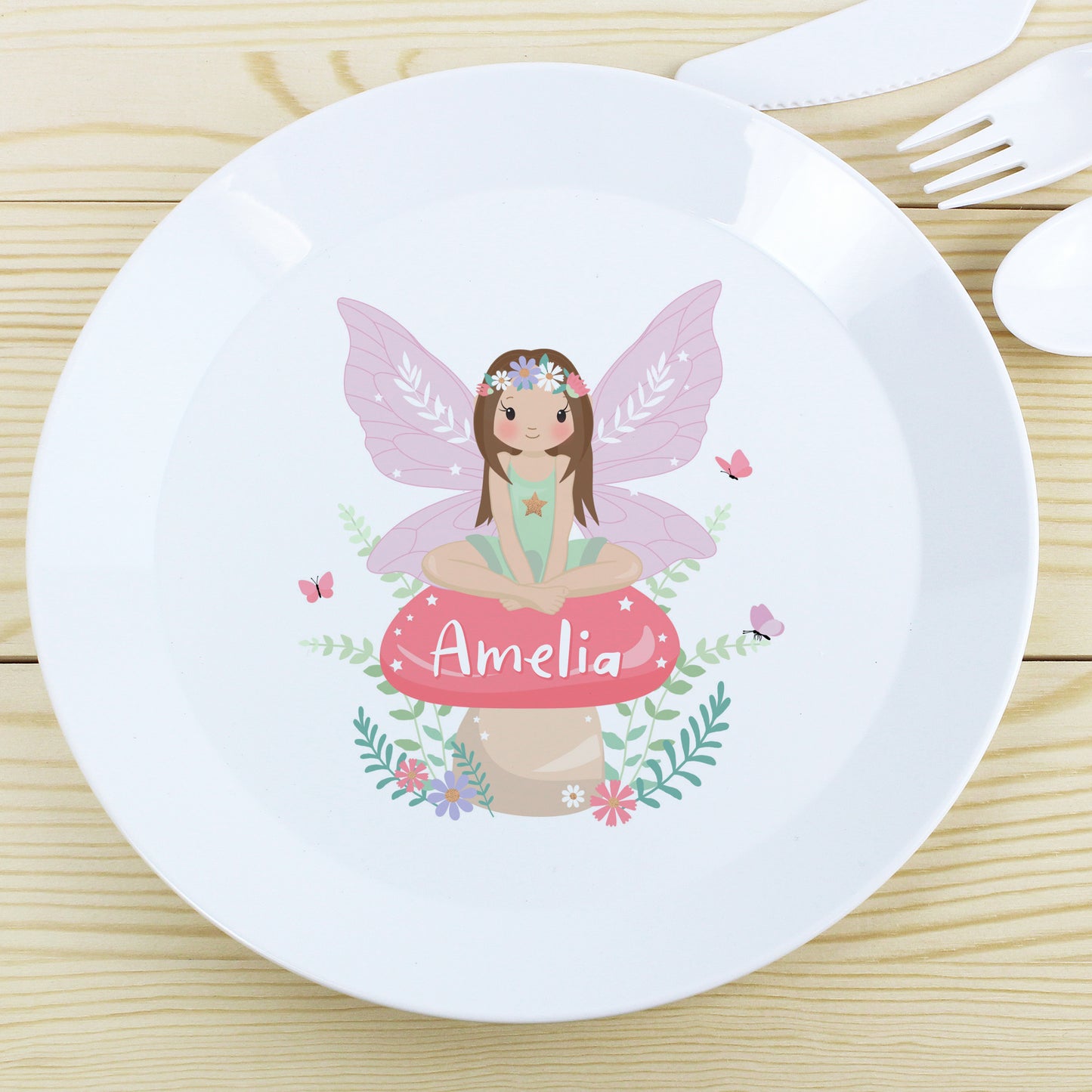 Personalised Fairy Plate