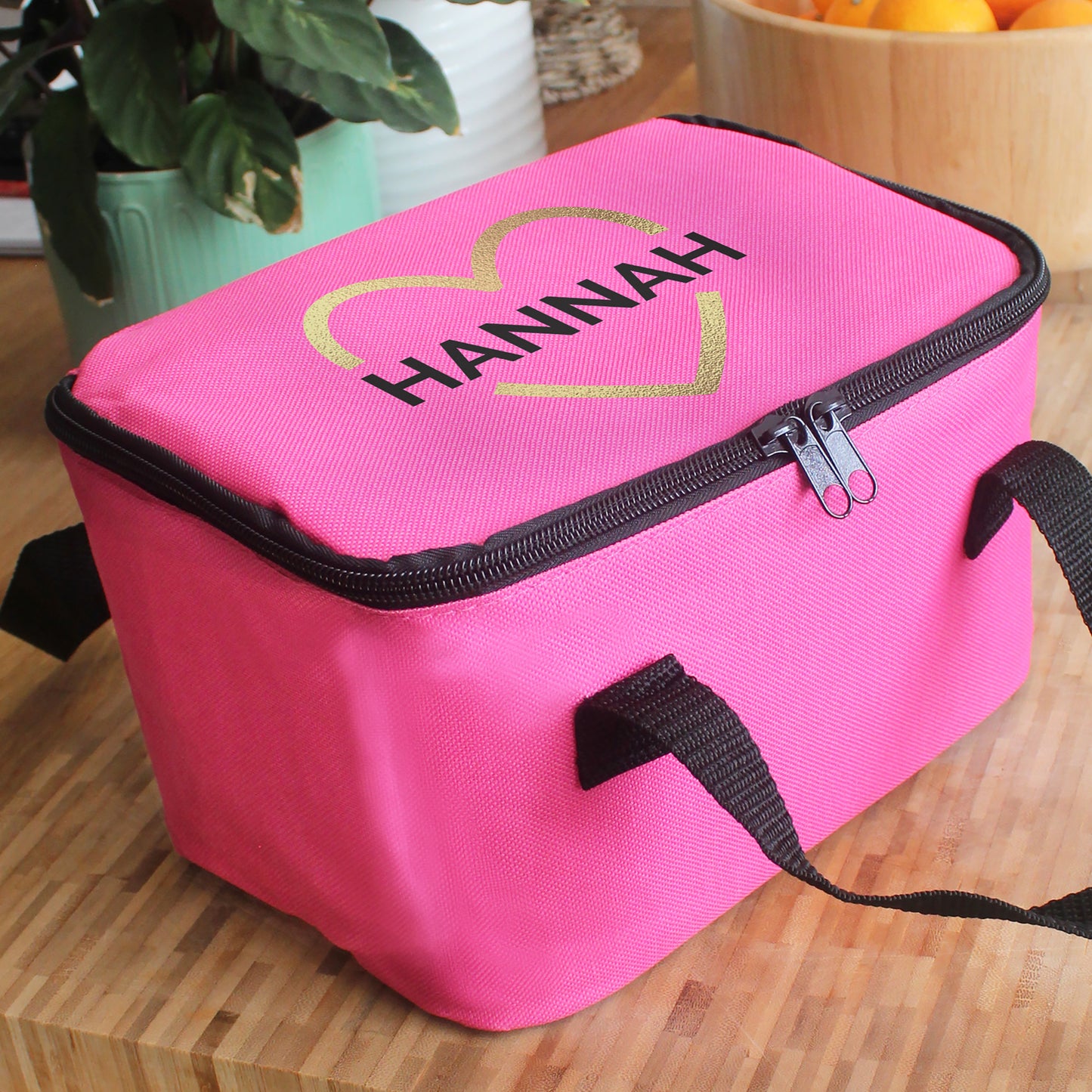 Girls personalised lunch bag