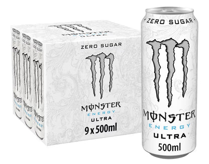Monster cans x9