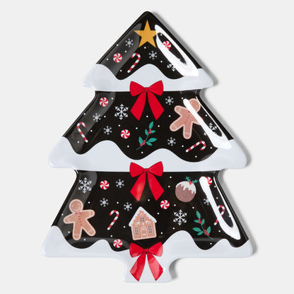 Christmas Tree Serving plates - 2 Pack