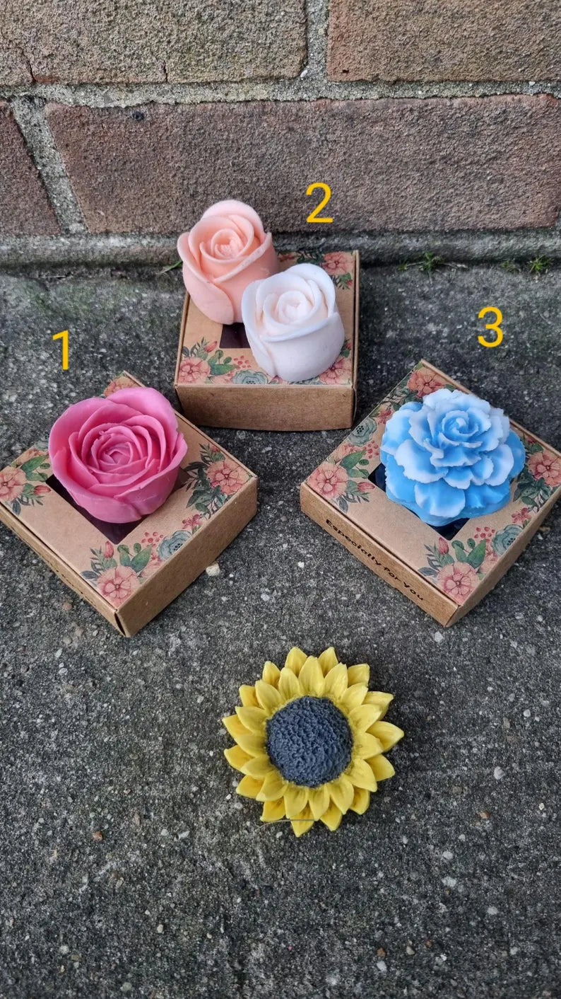 Soap flowers