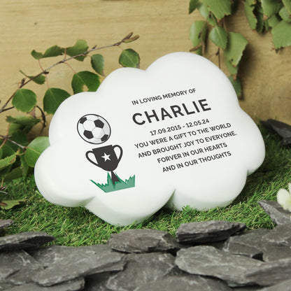 Personalised Resin Memorial Cloud