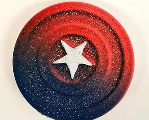 Superhero bath bomb