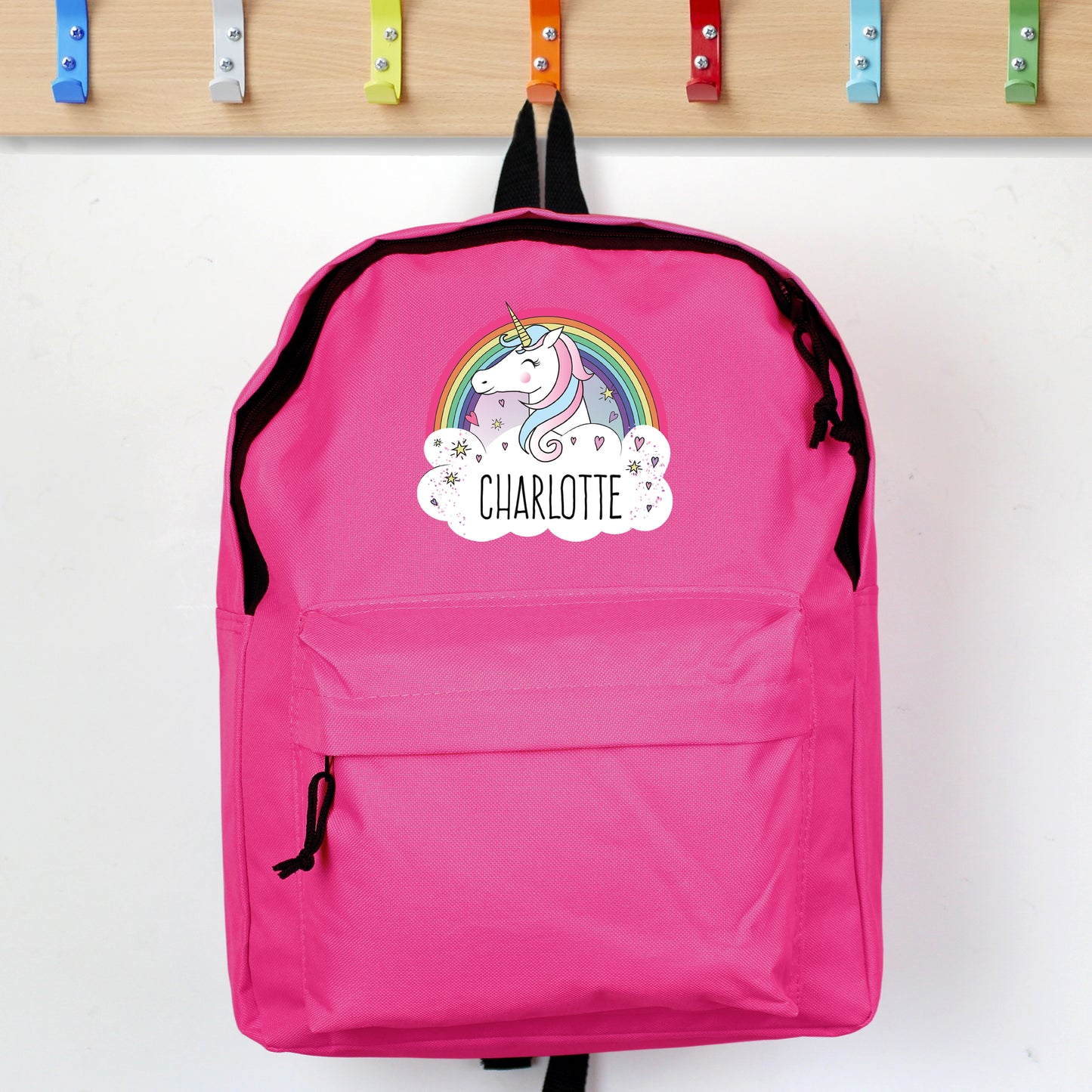 Girls backpack personalised
