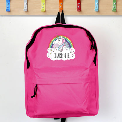 Girls backpack personalised