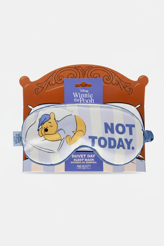 Winnie the pooh "not today" sleep mask