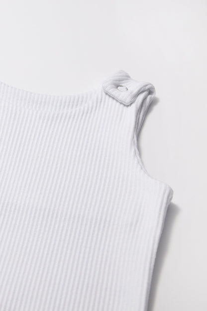 White Dungarees