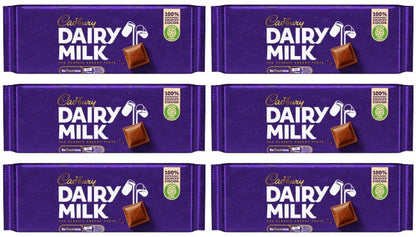 6 x Irish Cadbury Dairy Milk - 53Gm