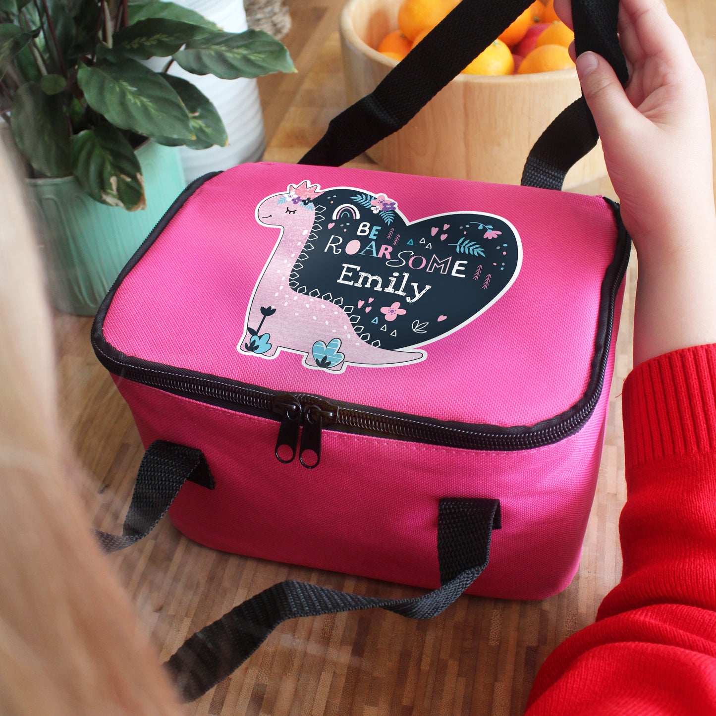 Girls personalised lunch bag