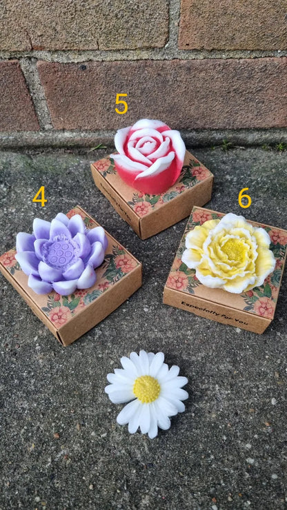 Soap flowers