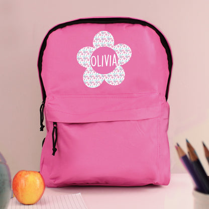 Girls backpack personalised