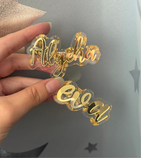 Personalised Hair clips