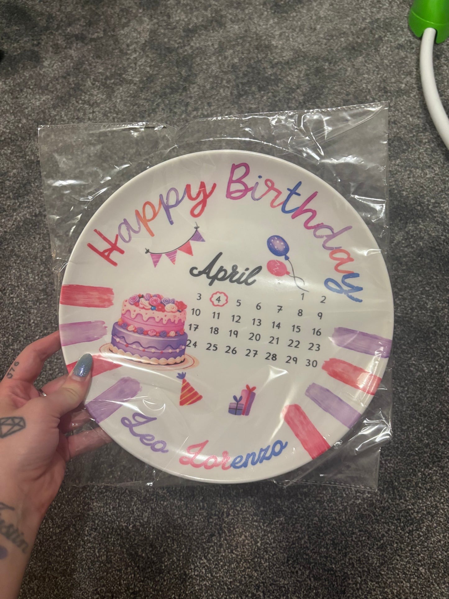 Personalised Birthday Plate