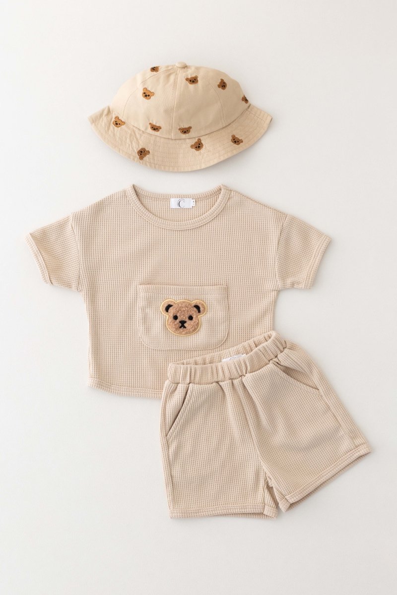 Waffle Bear 2 Piece T-Shirt & Shorts Set