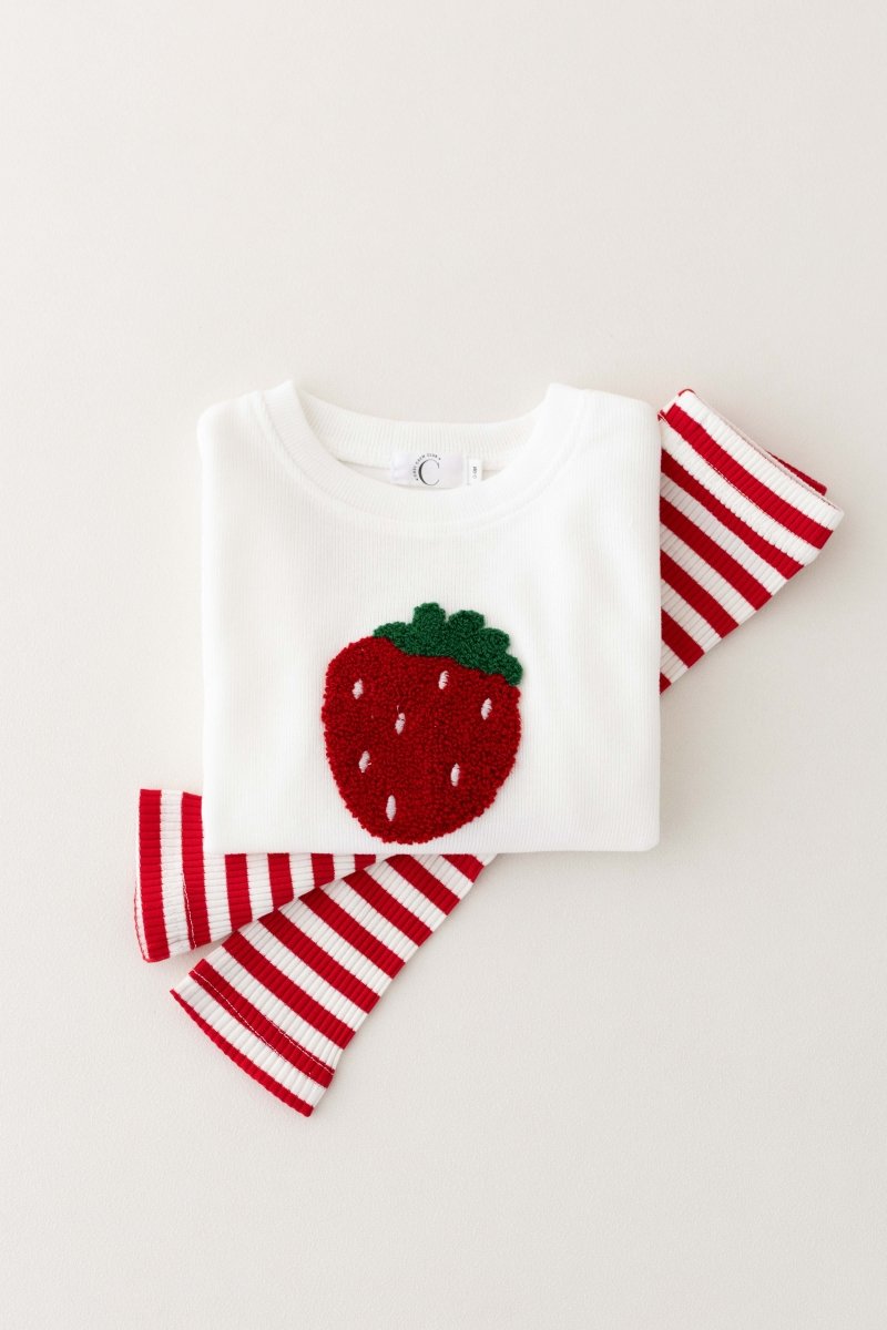 COZY Strawberry | Sweatshirt + Leggings