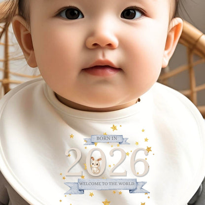 Personalised Welcome to the World 2026 Baby Outfit: Bib, Vest, Grow