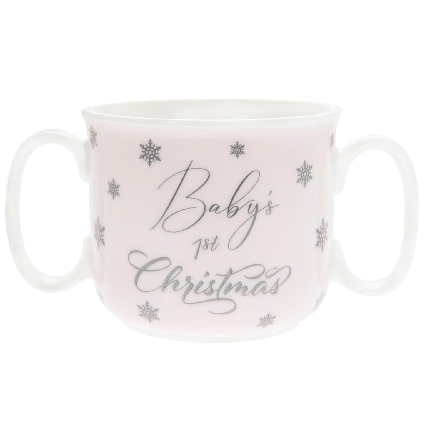 Baby's 1st christmas double handed milk mug