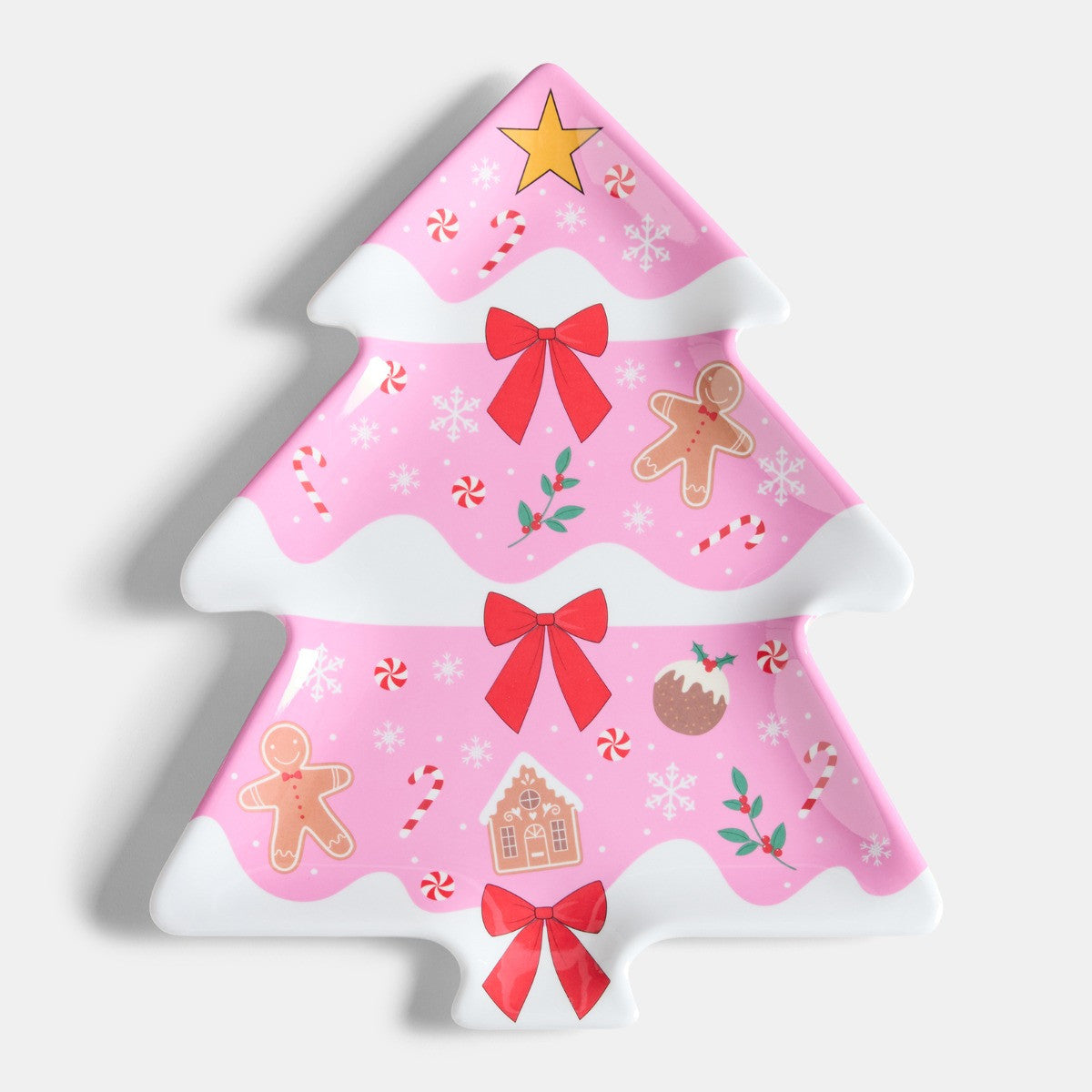 Christmas Tree Serving plates - 2 Pack