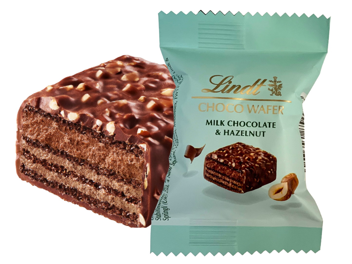 Lindt Milk Hazelnut Chocolate Choco Wafers | BB End Aug 26