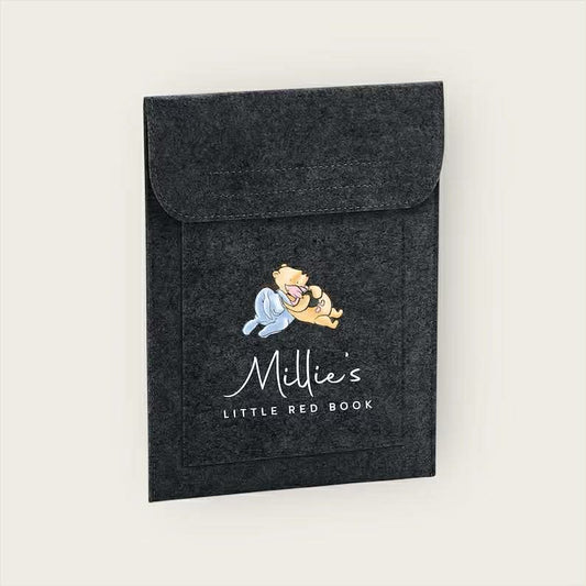 Personalised winnie inspired red book cover