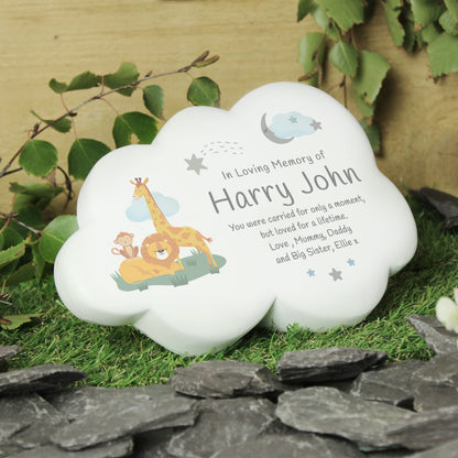 Personalised Resin Memorial Cloud