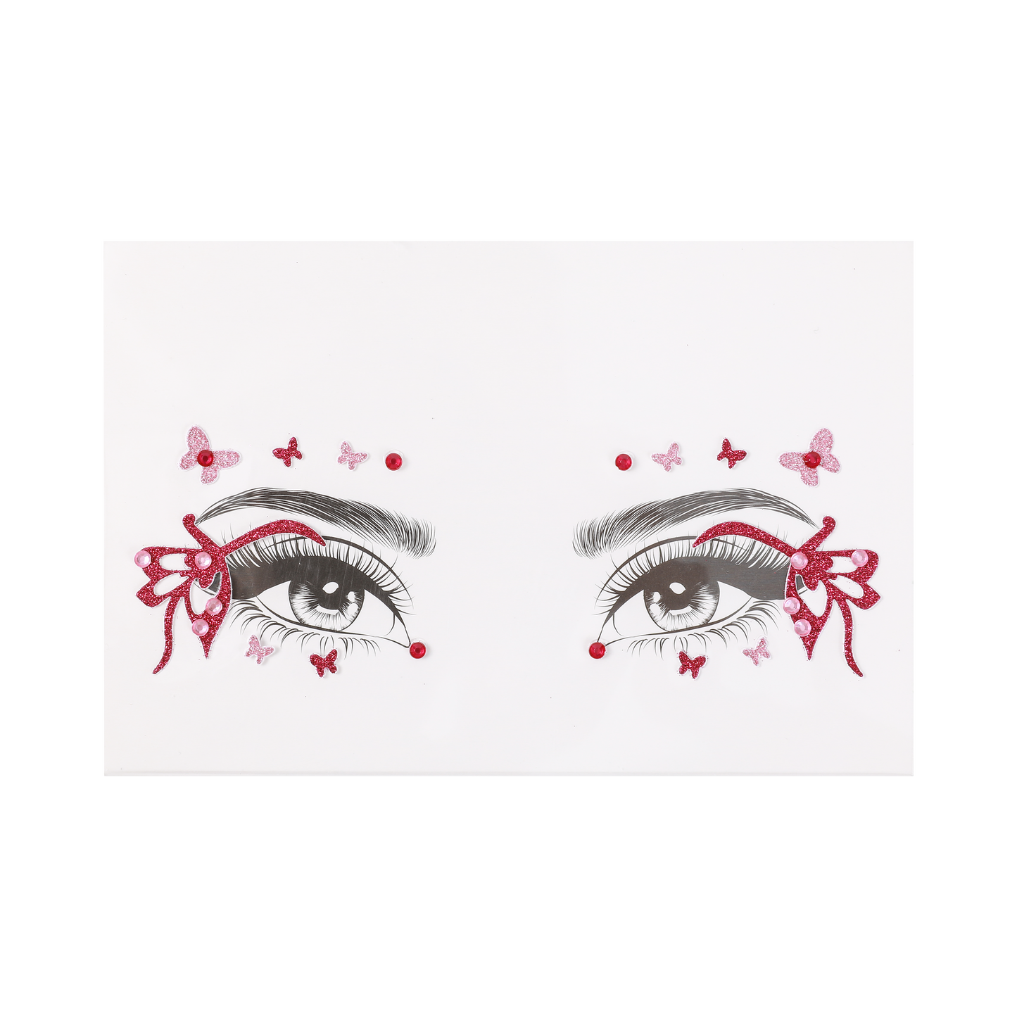 Mystical Butterfly Face Stickers